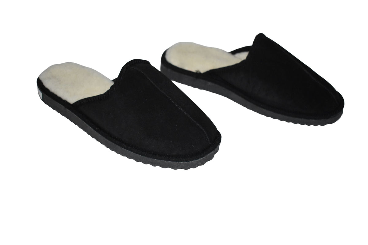 Genuine Sheepskin Slippers For Men | sheariling Fur Slippers | Winter slippers | Fur slides | Leather Slippers