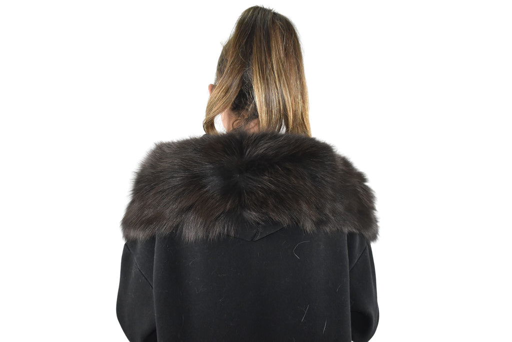 100% natural fox collar , Fur Scarf, Fox fur shawl gift for her , luxury gift for women