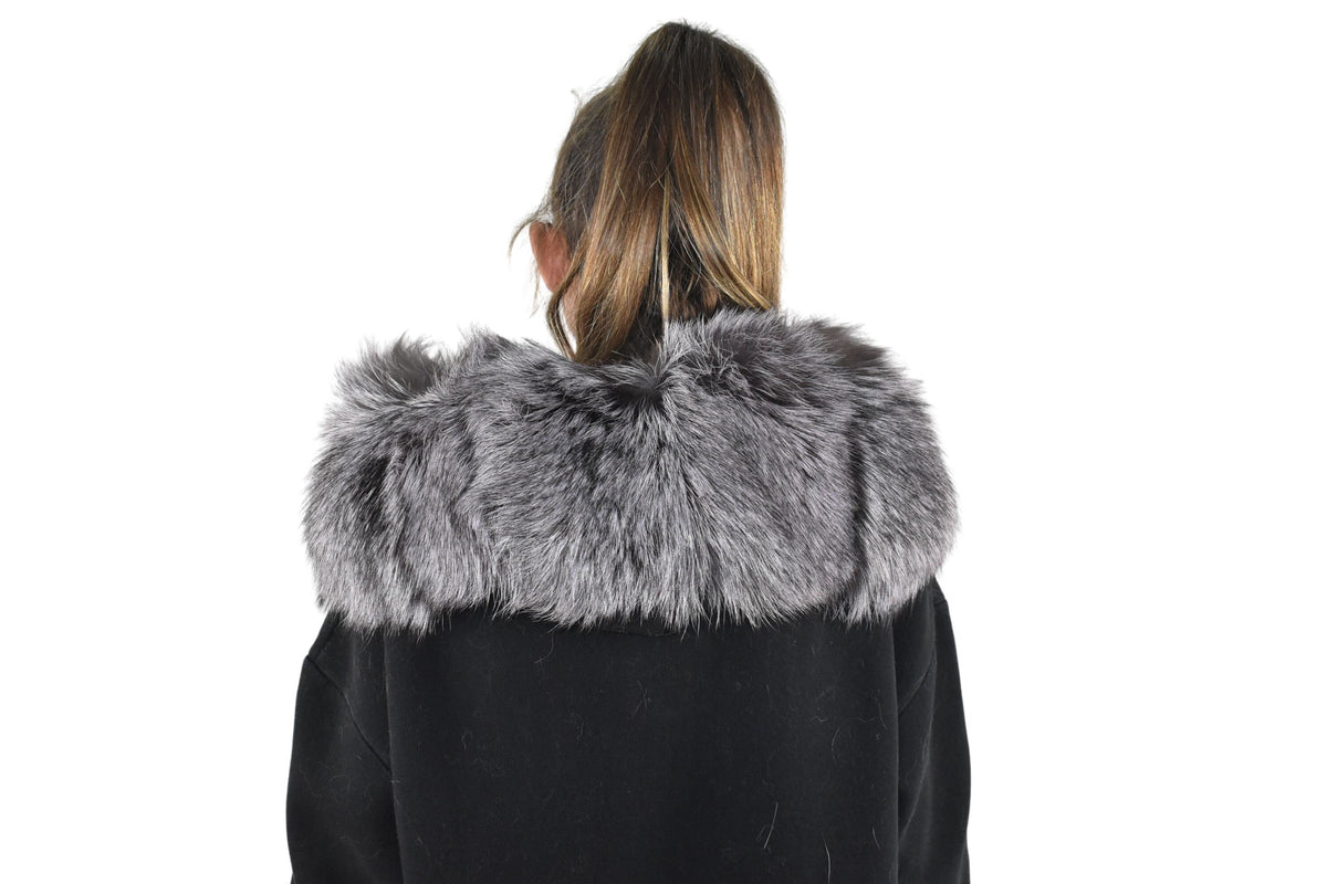 Gorgeous Silver Arzante  Fox Fur Collar