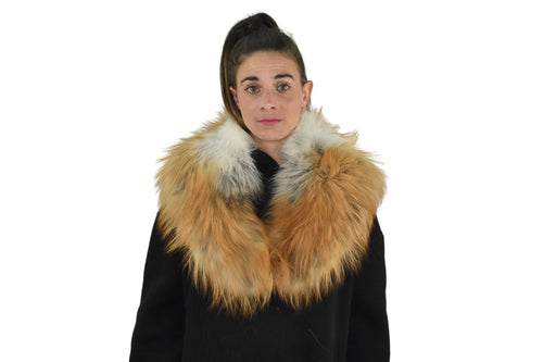 Amazing Fox Fur Collar Canadian Fox Colour. Fashion Fur Collar. Luxury Fur Accessories for Women, Fox collar, Fur scarf, Coat collar