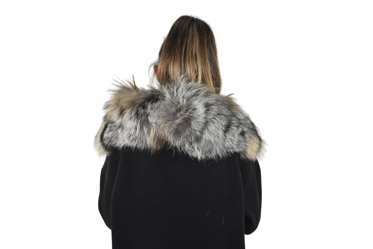 Fox Fur Collar, Fur scarf, Coat Collar , Winter Collar, women collar, Silver -Gold  Fur collar,