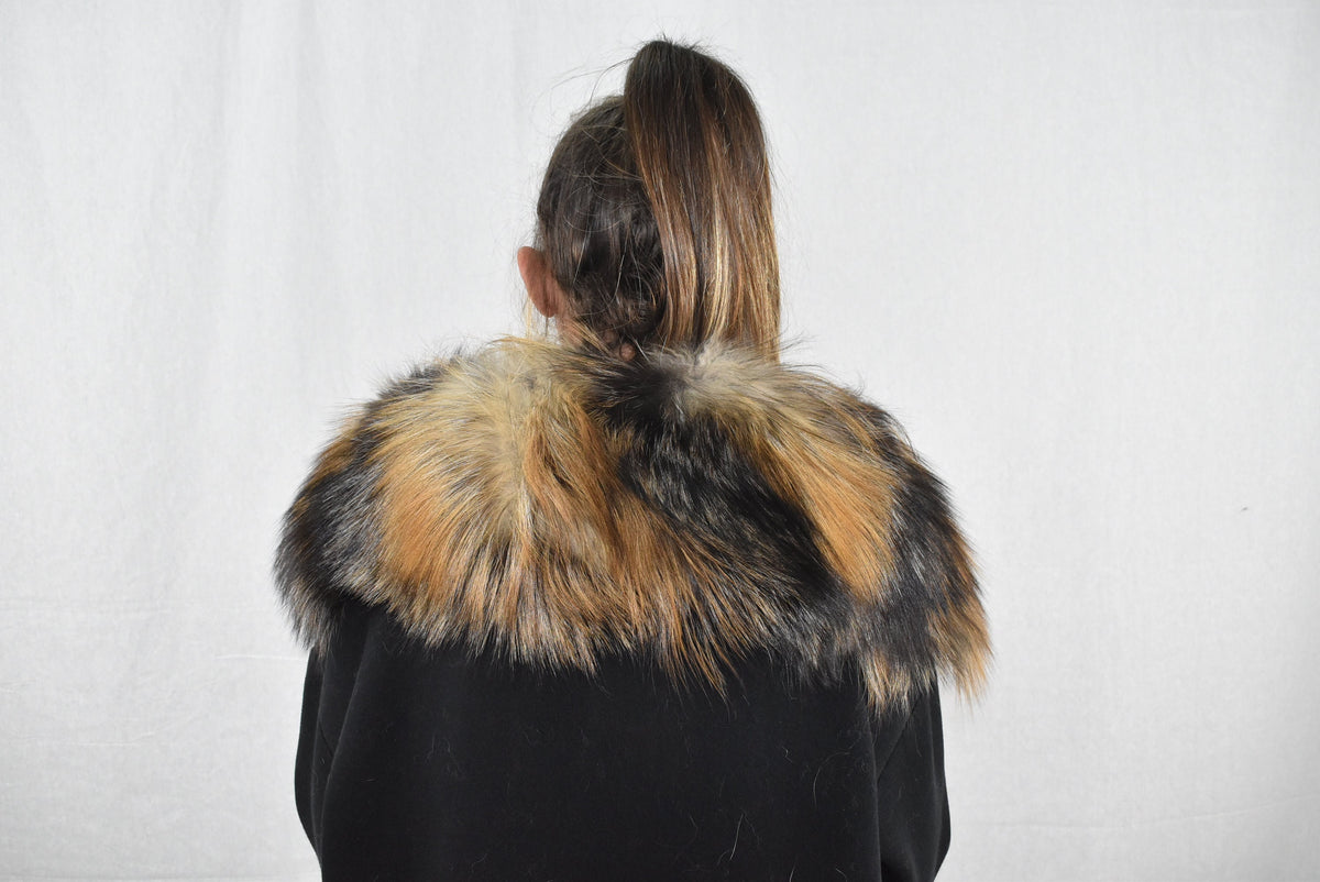 Gorgeous Golden Cross  Fox Fur Collar