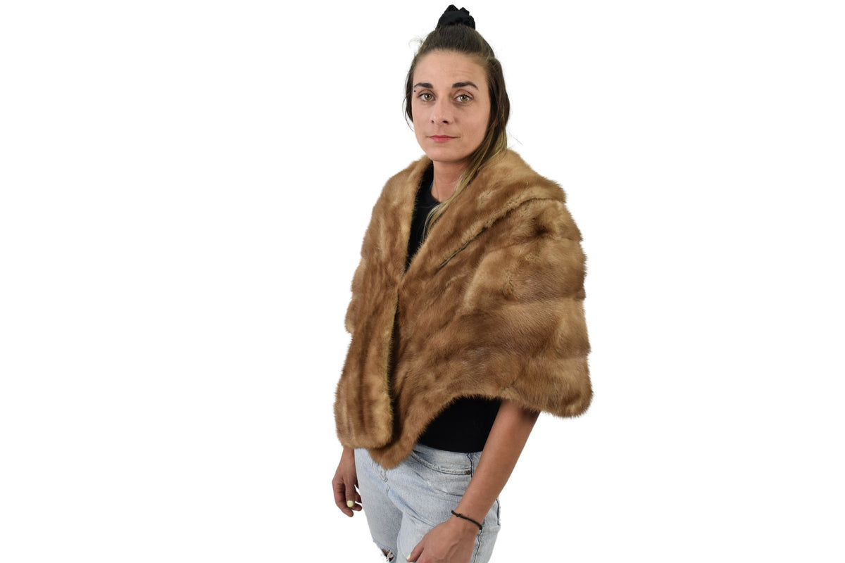 Mink Fur Stole / Mink Fur Shawls / Luxury fur etole / Bride fur Etole /Mink Fur Wraps / Gift For Her