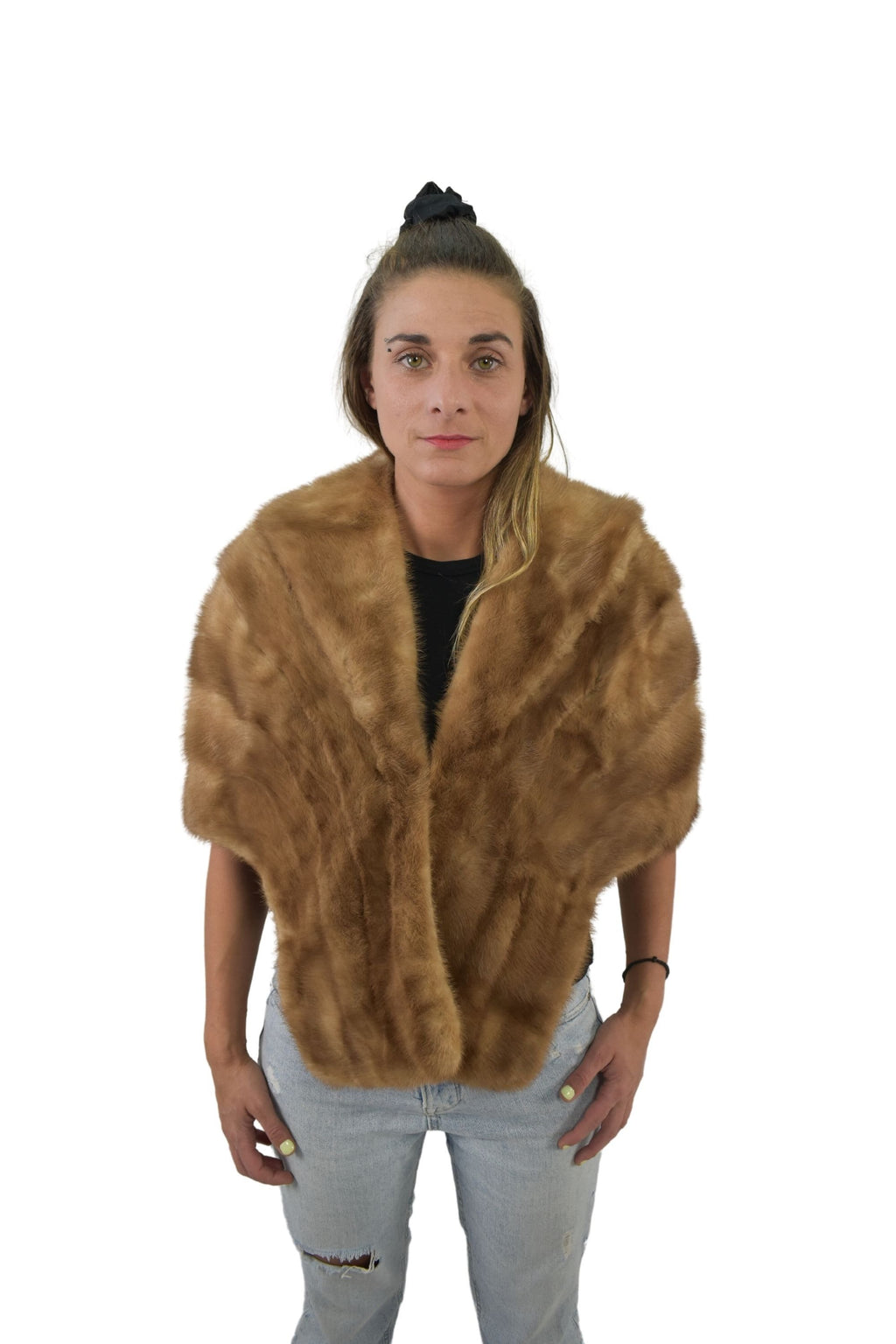 Mink Fur Stole / Mink Fur Shawls / Luxury fur etole / Bride fur Etole /Mink Fur Wraps / Gift For Her