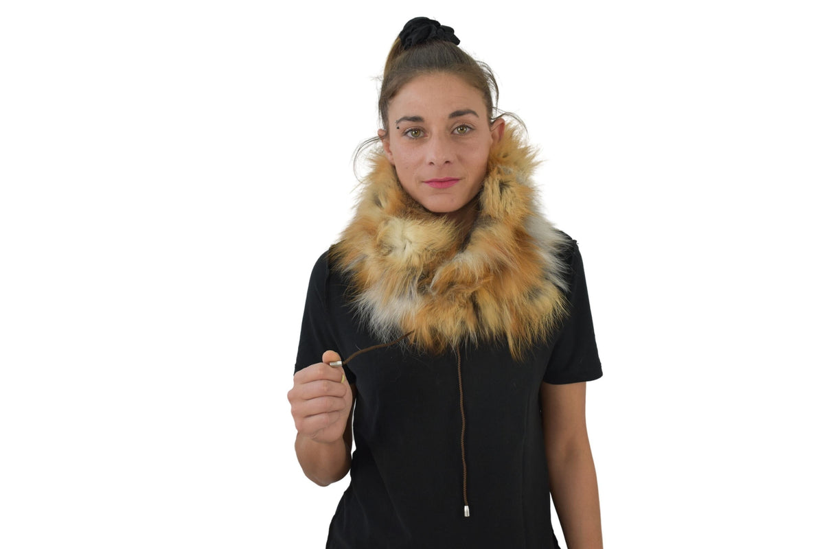 Fox Fur Neck Warmer | Fur Headband | Neck warmer | Fur scarf | Fur Collar |  Luxury Gift For Her