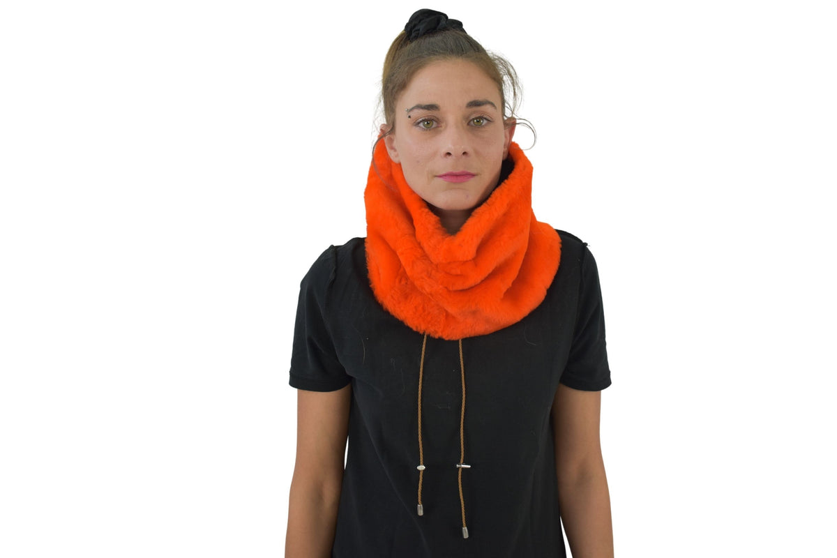 Shearling Fur Neck Warmer | Fur Snood | Sheepskin Neck warmer | Fur scarf | Fur Collar |  Luxury Gift For Her