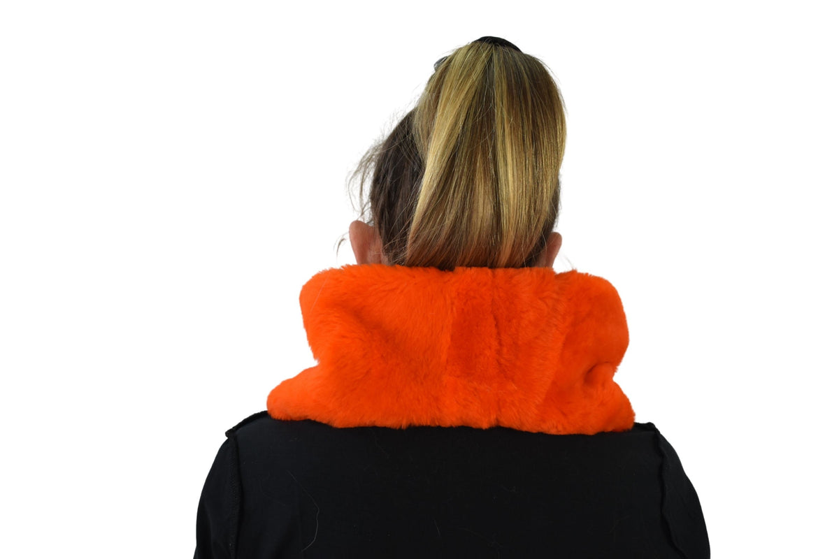 Shearling Fur Neck Warmer | Fur Snood | Sheepskin Neck warmer | Fur scarf | Fur Collar |  Luxury Gift For Her