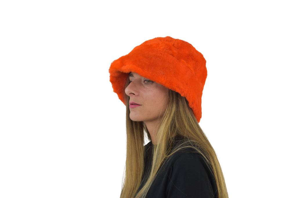 Bucket  Fur Hat | Shearling Bucket Hat | Warm Fur hat | Bucket Fur Cap  | Winter Hat For Women | Gift For Her