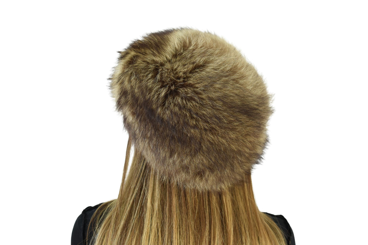 Beige Fur Hat | Raccoon Fur Hat  | Russian Fur Hat | Fur Cap | Winter Hat For Women | Gift For Her