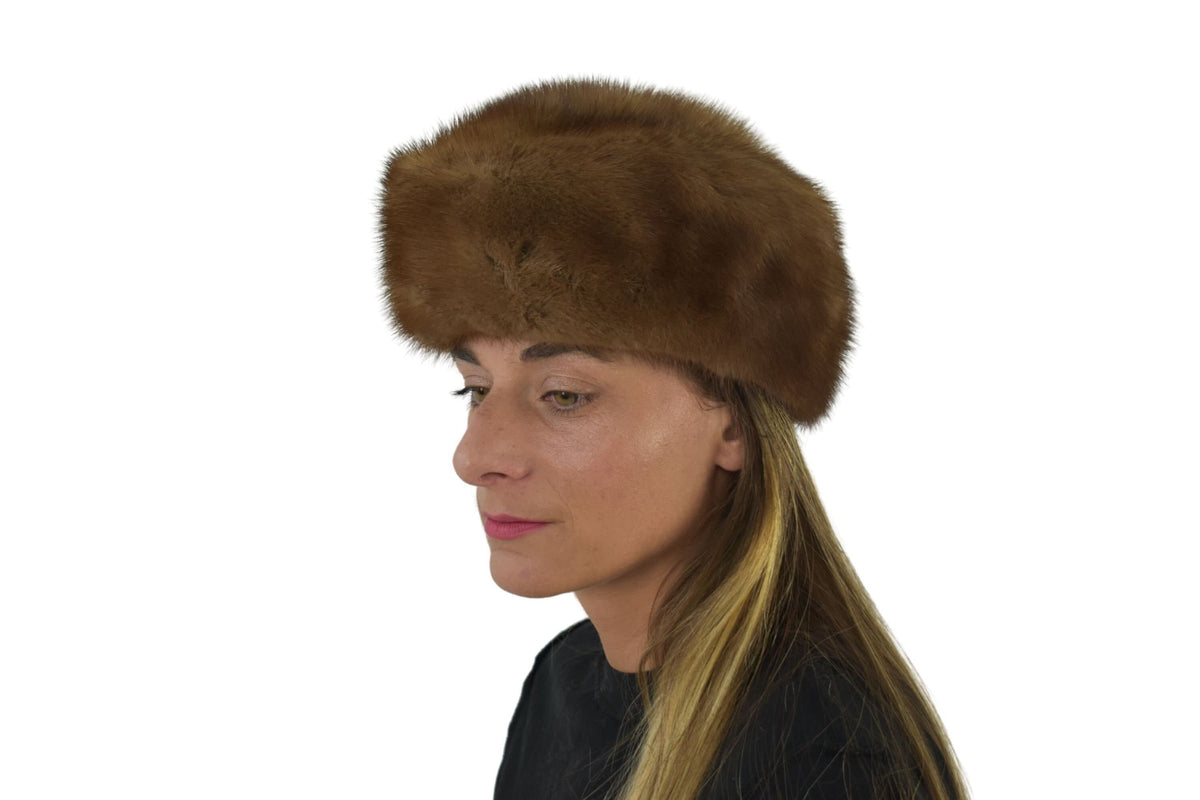 Luxury Fur Hat | Mink Fur Hat  | Brown Mink Hat | Winter Hat For Women | Gift For Her