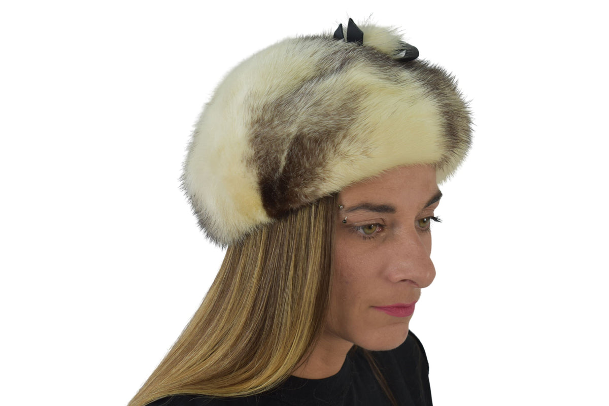 Fur Hat | Mink Fur Hat  |  Mink Hats For Women  | Vintage Style Fur Hats | Winter Hat For Women | Gift For Her