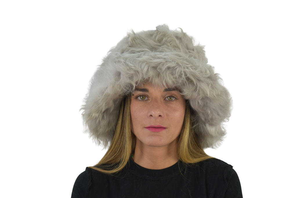 Bucket  Fur Hat | Bucket hat | Sheepskin Bucket Fur Cap  | Winter Hat For Women | Gift For Her