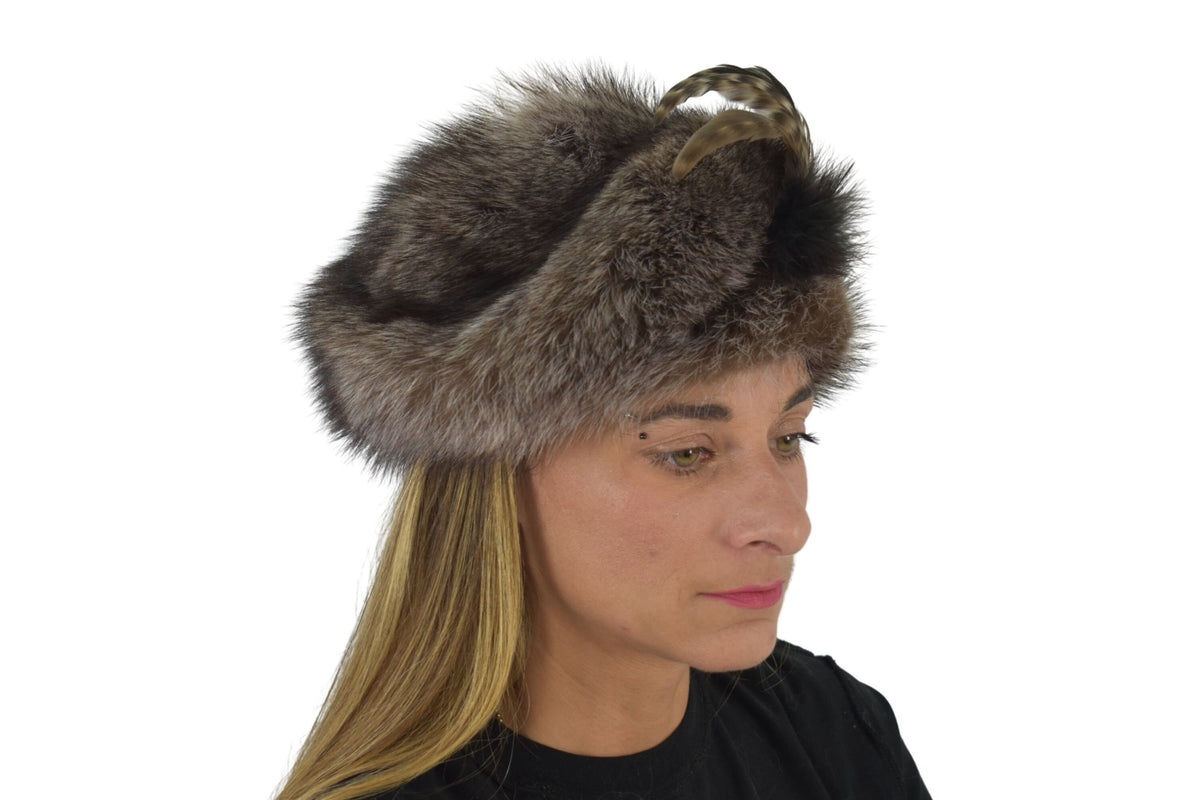 Vintage Fur Hat | Raccoon Fur Hat  | Russian Fur Hat | Fur Cap | Winter Hat For Women | Gift For Her