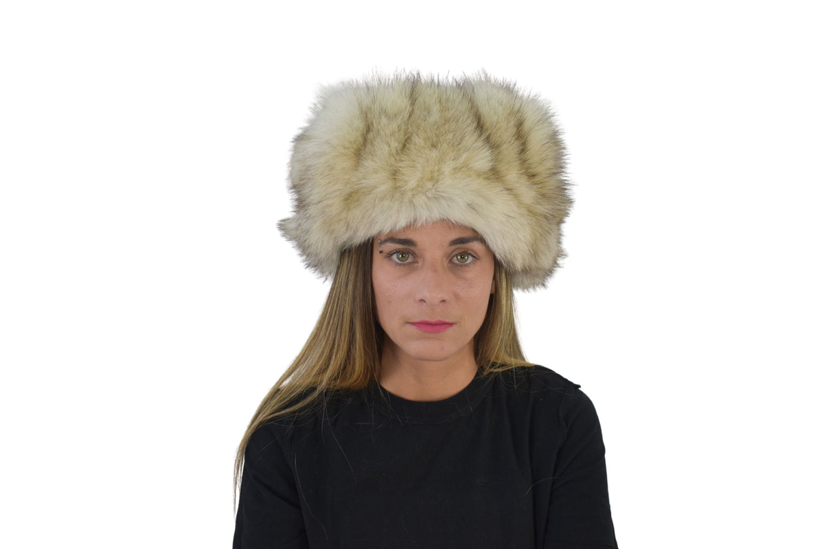 Ushanka Russian Hat | Aviator Fur Hat | Fox Fur Trapper Hat  | Fox And Leather Hat |  Fox Hat | Natural Fox Fur Hat | Gift For Her