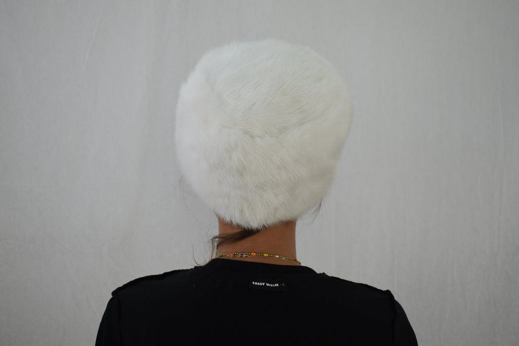 White Mink  Fur Hat | Mink Fur Hat  | Mink Hat | Winter Hat For Women | Gift For Her