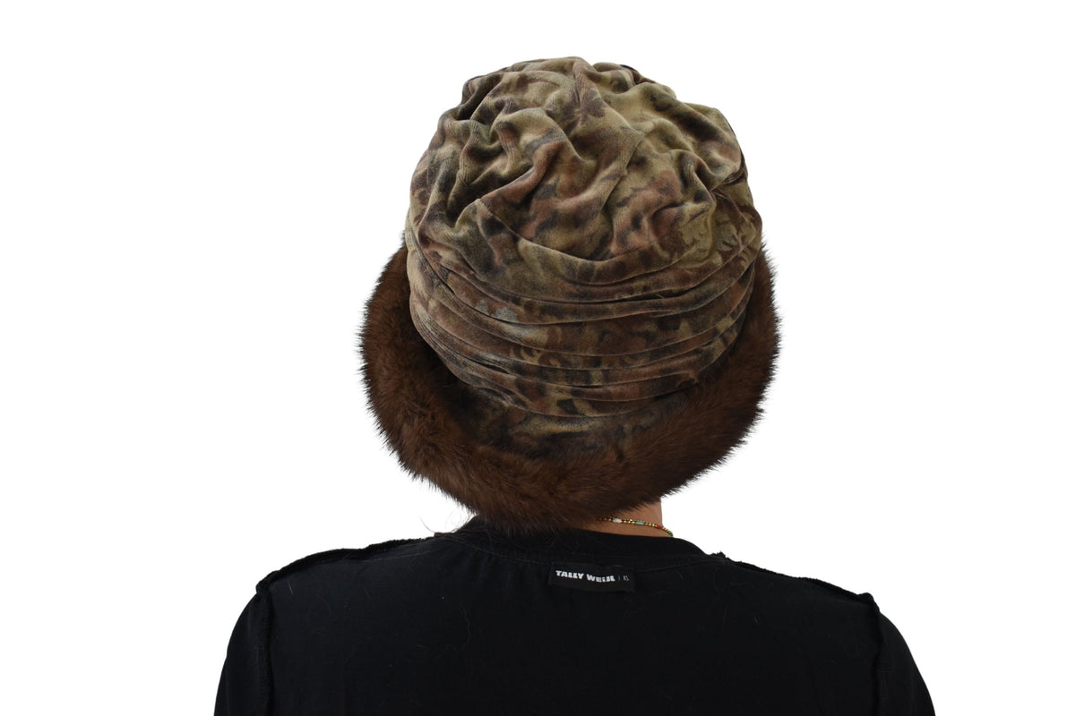 Fur Hat | Mink Fur Hat  | Mink With Lining Fur Hat | Vintage style Fur Hat | Winter Hat For Women | Gift For Her
