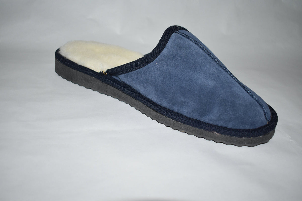 Natural Sheepskin Slippers  |  sheariling Fur Slippers | Winter slippers |Men  Fur slippers | Leather Slippers