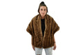 Handmade Mink Fur Stole: Luxury Bridal Shawl