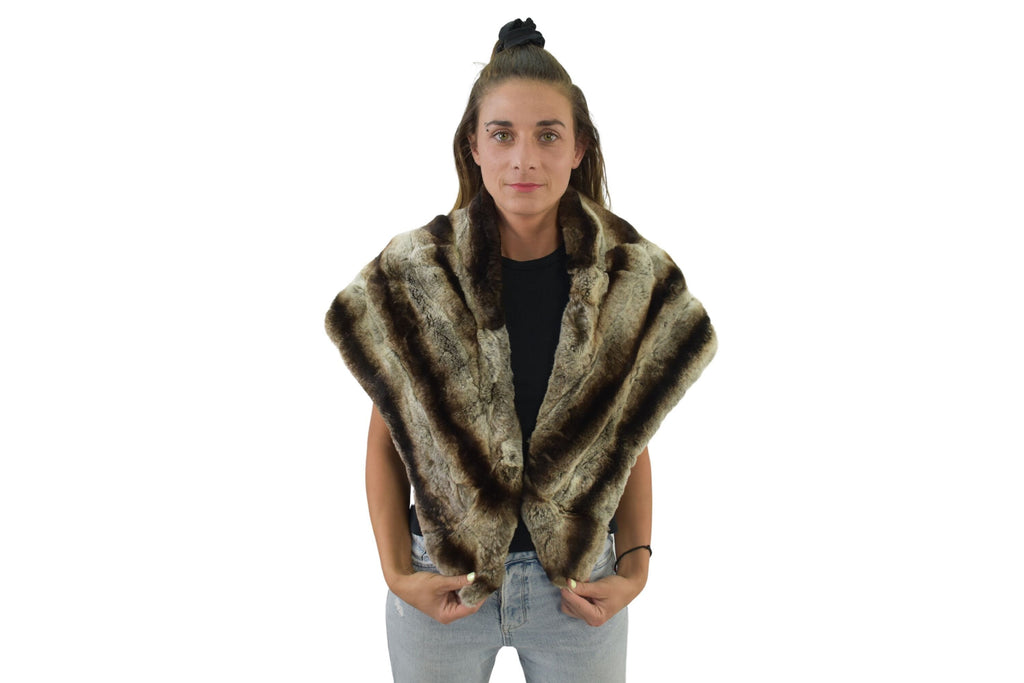 Fur Stole | Rex Rabbit  Fur Stole | Fur Etole | Bolero Fur | Real  Fur Cape | Christmas Gift