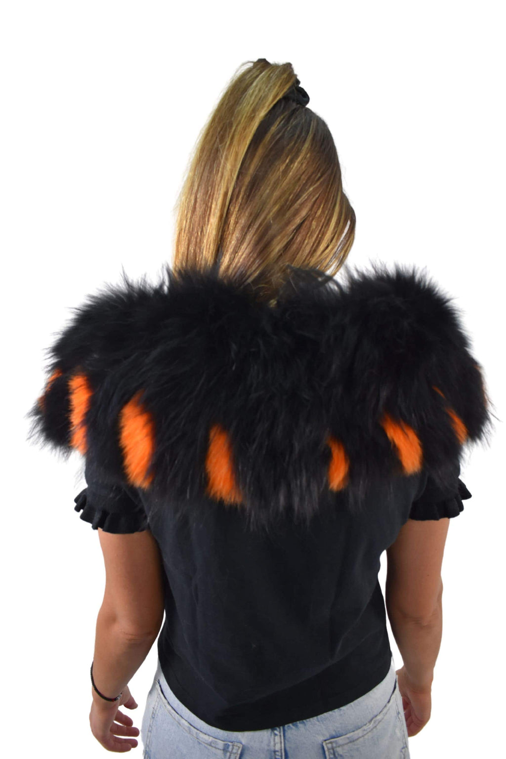 Fox Fur Collar, Natural  Fur collar. Neck Wrap, Fur Scarf. Fur Wrap, Handmade Fur Collar