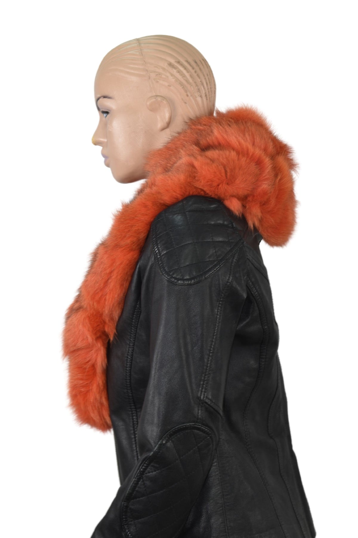 Orange Fox Fur Collar,Natural Fur collar, Neck Wrap, Fur Scarf. Fur Wrap, Handmade Fur Collar