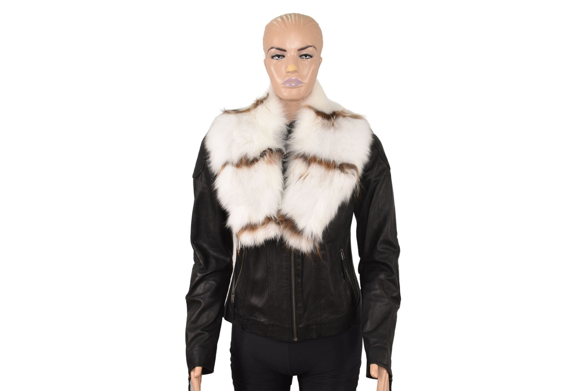 Fox Fur Collar , White Fur collar, Neck Wrap, Fur Scarf. Fur Wrap, Handmade Fur Collar
