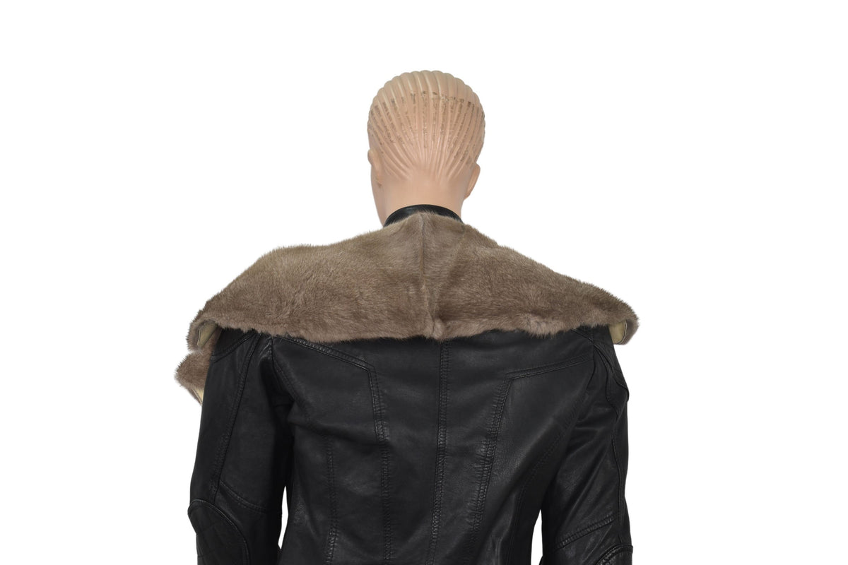 Genuine Mink fur collar | Gray fur collar | Coat fur collar | Unisex Mink Fur Collar |Gift For Him