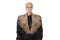 Genuine Mink fur collar | Gray fur collar | Coat fur collar | Unisex Mink Fur Collar |Gift For Him