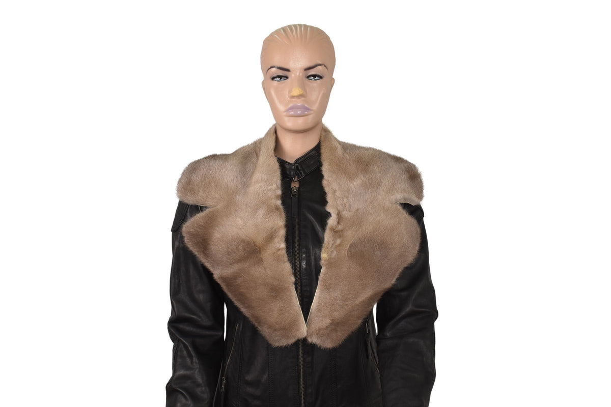 Genuine Mink fur collar | Gray fur collar | Coat fur collar | Unisex Mink Fur Collar |Gift For Him