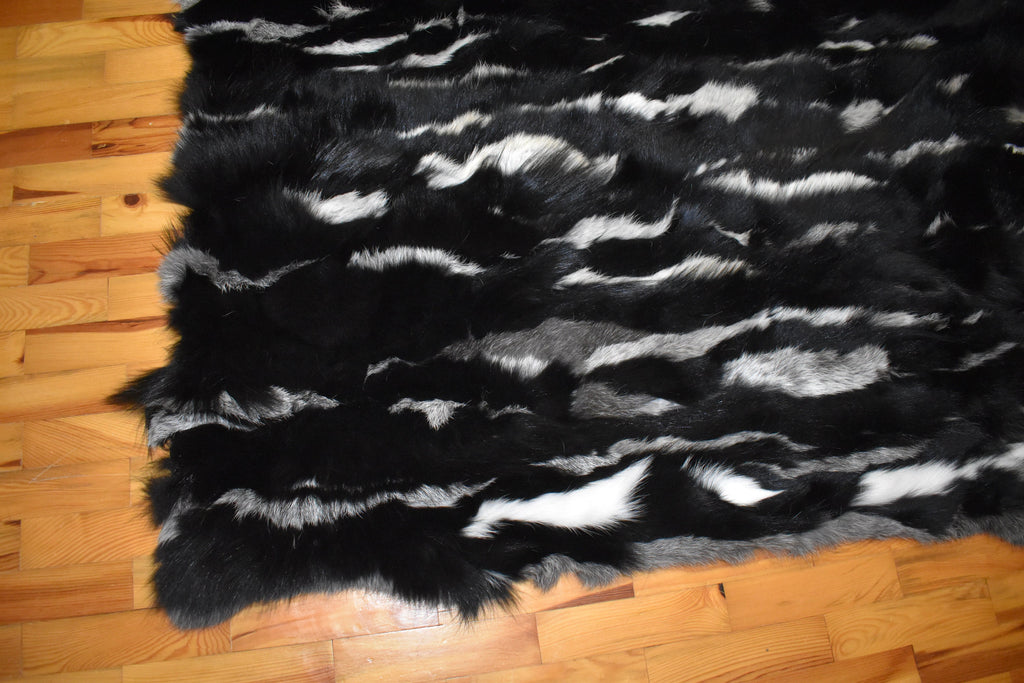 Fur Throw Blanket | Fox Fur Throw | Fur Blanket For Couch | Fur Blanket For Baby | Gift For her