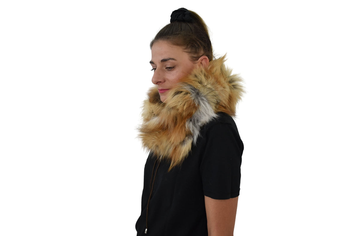 Fox Fur Neck Warmer | Fur Headband | Neck warmer | Fur scarf | Fur Collar |  Luxury Gift For Her