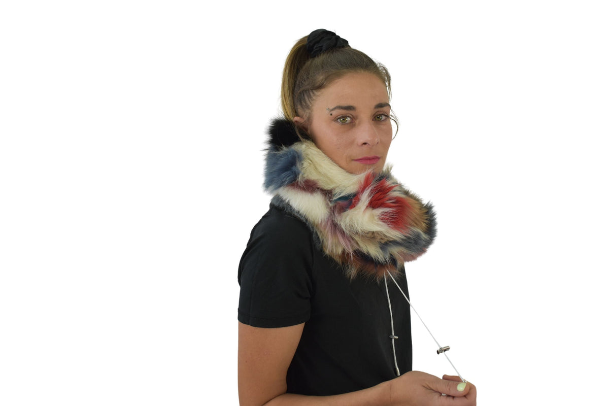 Fox Fur Snood |Fox Fur Neck Warmer | Neck warmer | Fur scarf | Fur Collar |  Luxury Gift For Her