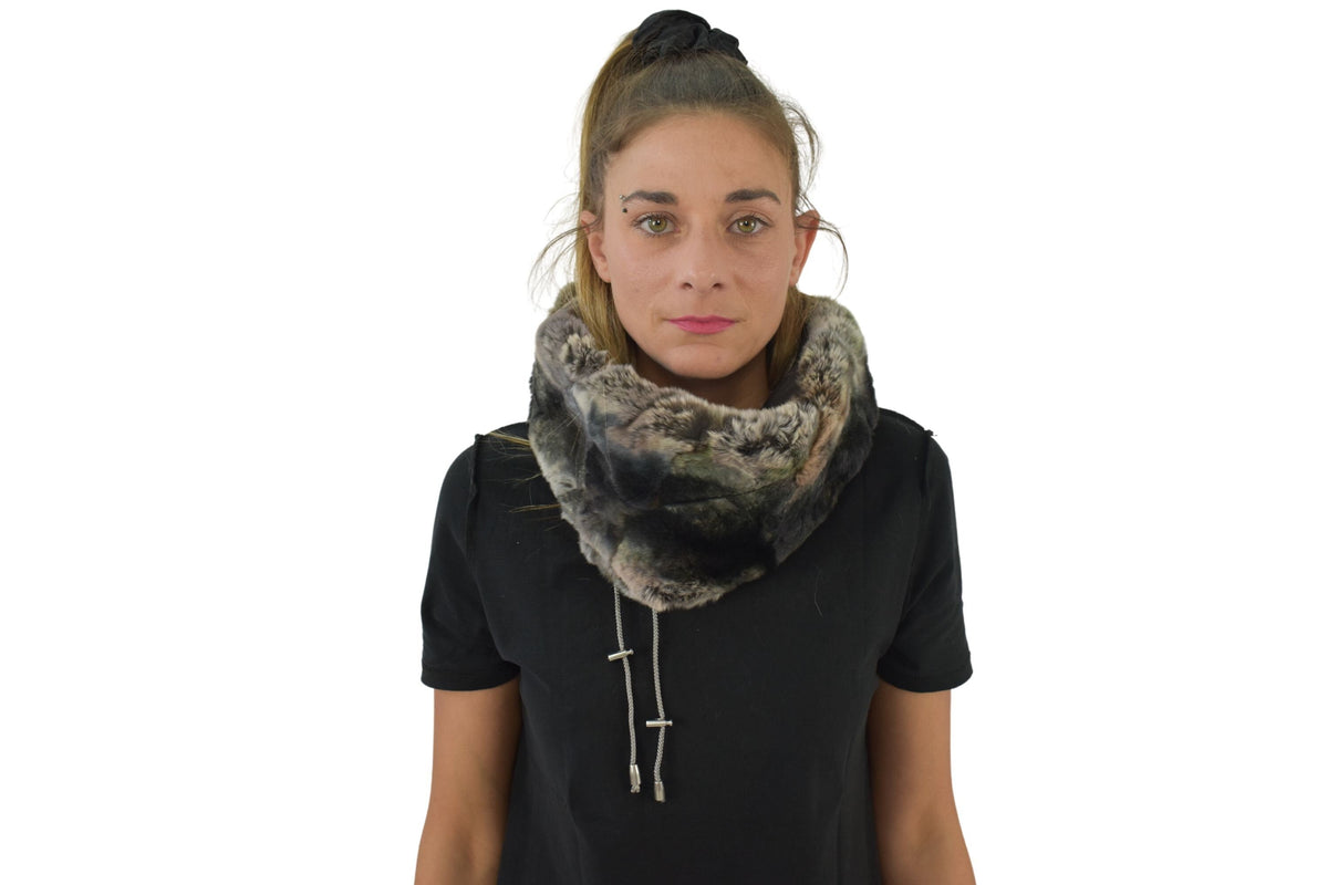 Fur Snood | Fur Neck Warmer | Rex Rabbit Neck warmer | Fur scarf | Fur Collar |  Luxury Gift For Her