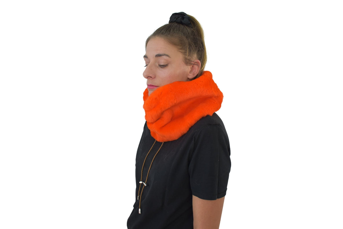 Shearling Fur Neck Warmer | Fur Snood | Sheepskin Neck warmer | Fur scarf | Fur Collar |  Luxury Gift For Her