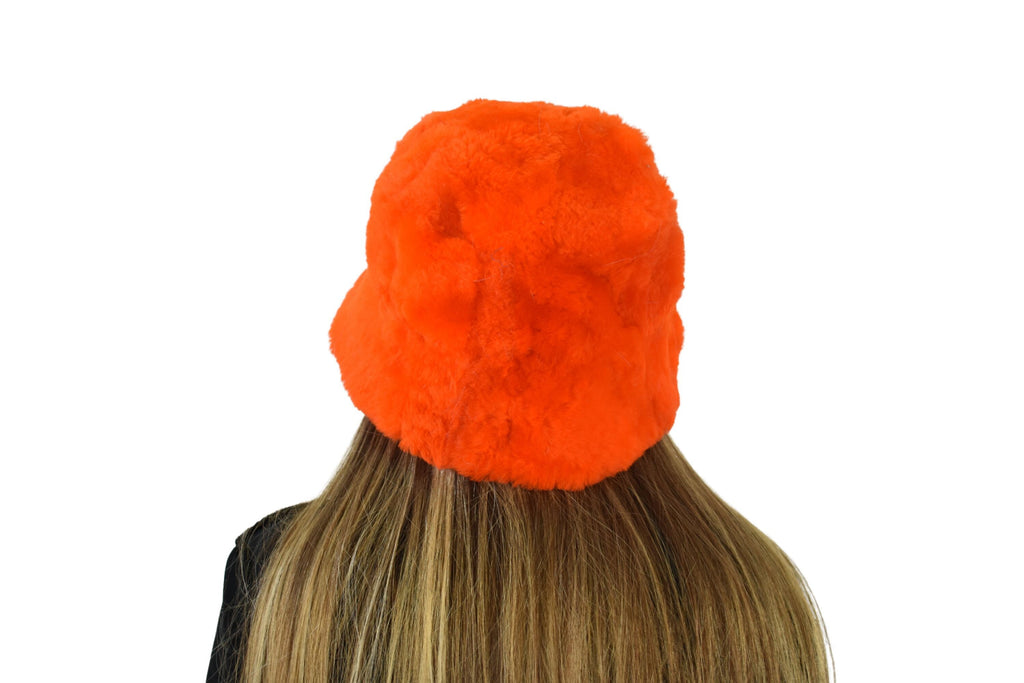 Bucket  Fur Hat | Shearling Bucket Hat | Warm Fur hat | Bucket Fur Cap  | Winter Hat For Women | Gift For Her