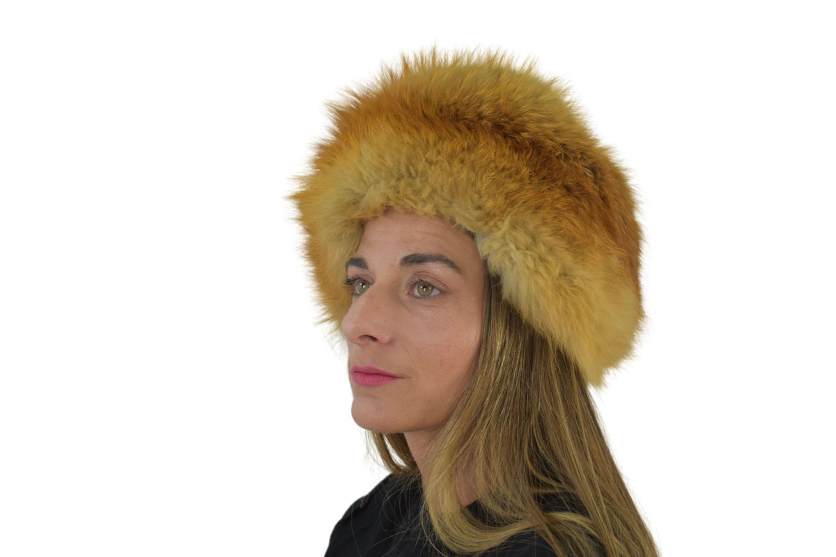 Fox Fur Hat  | Russian Fur Hat | Canadian Fox Fur Cat | Winter Hat For Women | Gift For Her
