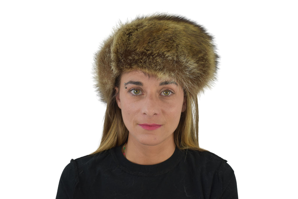 Beige Fur Hat | Raccoon Fur Hat  | Russian Fur Hat | Fur Cap | Winter Hat For Women | Gift For Her