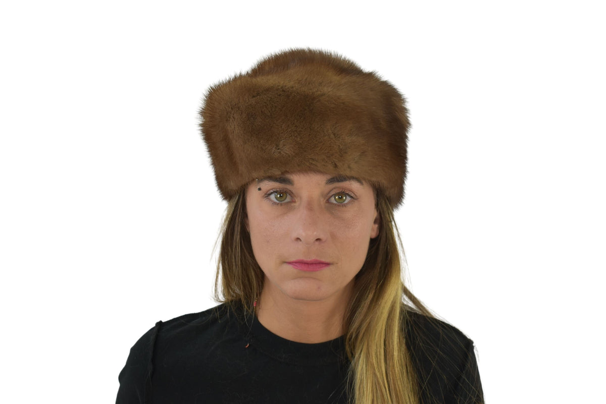 Luxury Fur Hat | Mink Fur Hat  | Brown Mink Hat | Winter Hat For Women | Gift For Her