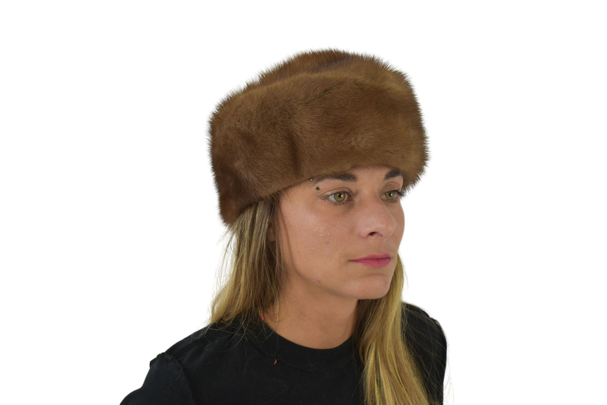 Luxury Fur Hat | Mink Fur Hat  | Brown Mink Hat | Winter Hat For Women | Gift For Her