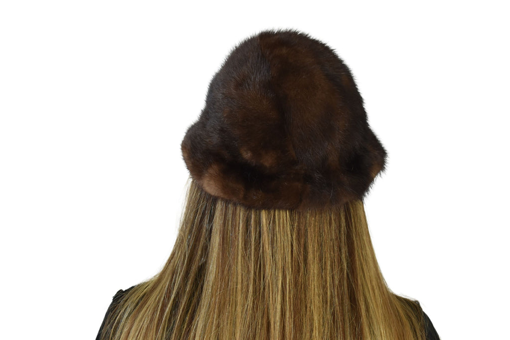 Luxury Fur Hat | Mink Fur Hat  | Bucket Fur Hat | Brown Mink Hat | Winter Hat For Women | Gift For Her