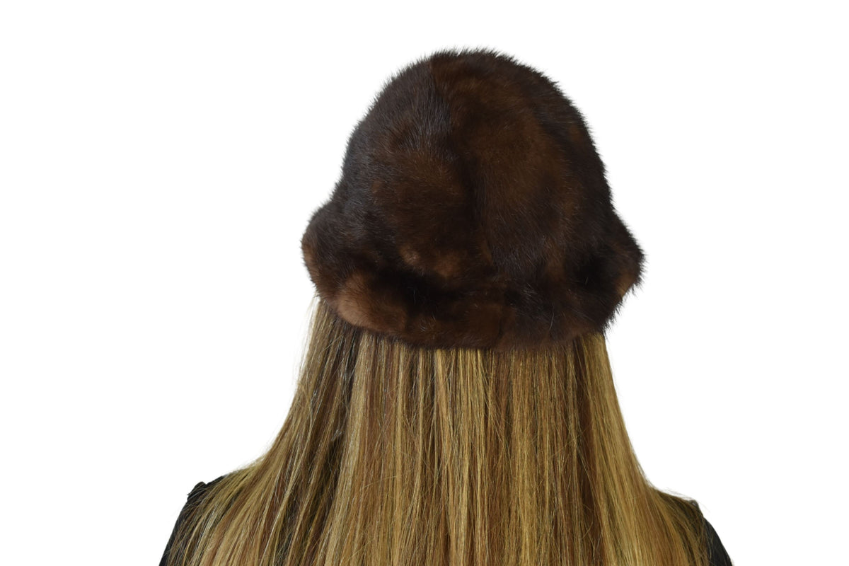 Luxury Fur Hat | Mink Fur Hat  | Bucket Fur Hat | Brown Mink Hat | Winter Hat For Women | Gift For Her