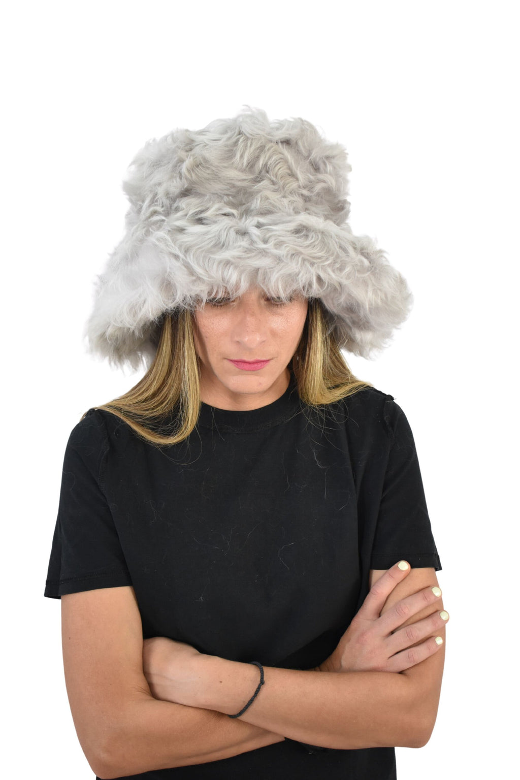 Bucket  Fur Hat | Bucket hat | Sheepskin Bucket Fur Cap  | Winter Hat For Women | Gift For Her