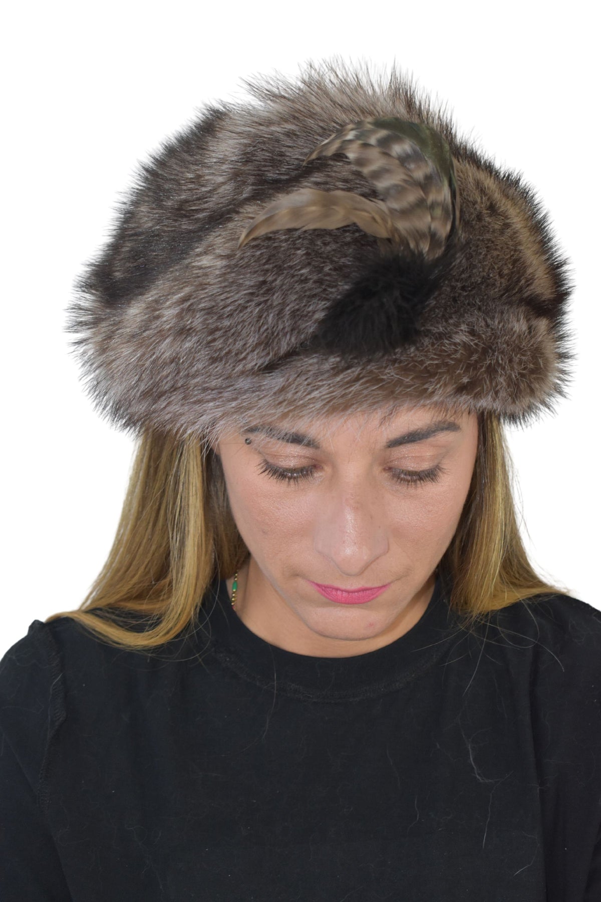 Vintage Fur Hat | Raccoon Fur Hat  | Russian Fur Hat | Fur Cap | Winter Hat For Women | Gift For Her
