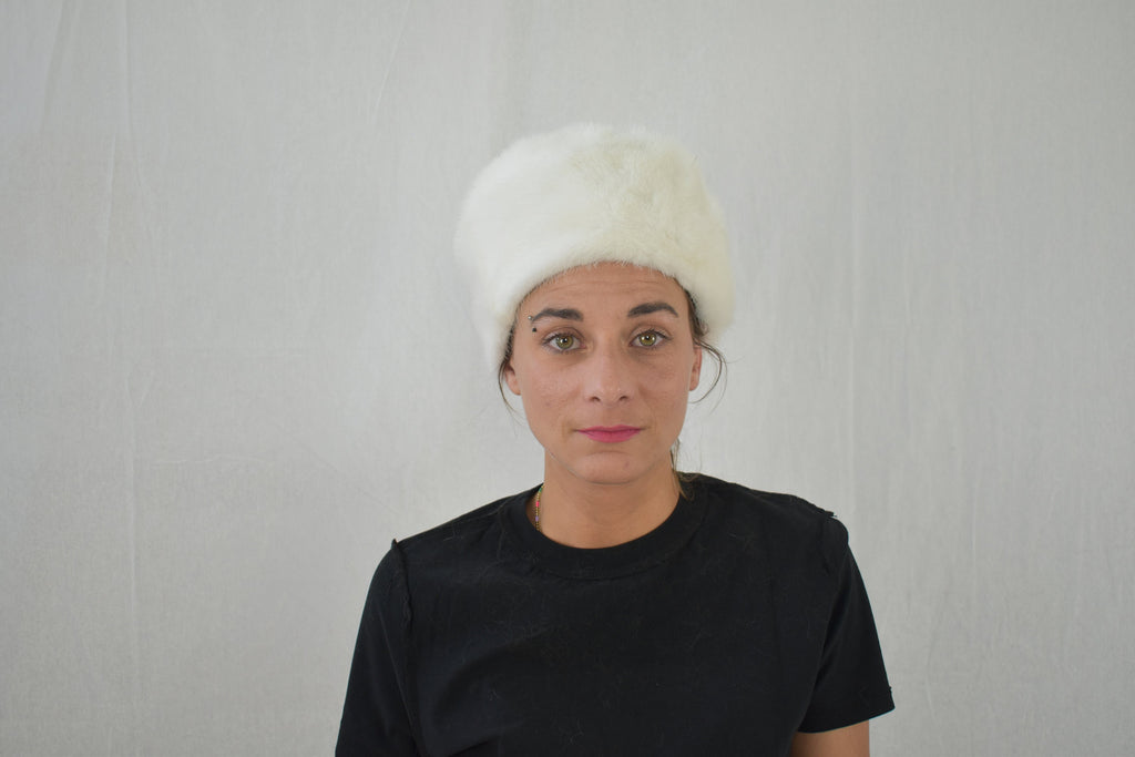 White Mink  Fur Hat | Mink Fur Hat  | Mink Hat | Winter Hat For Women | Gift For Her