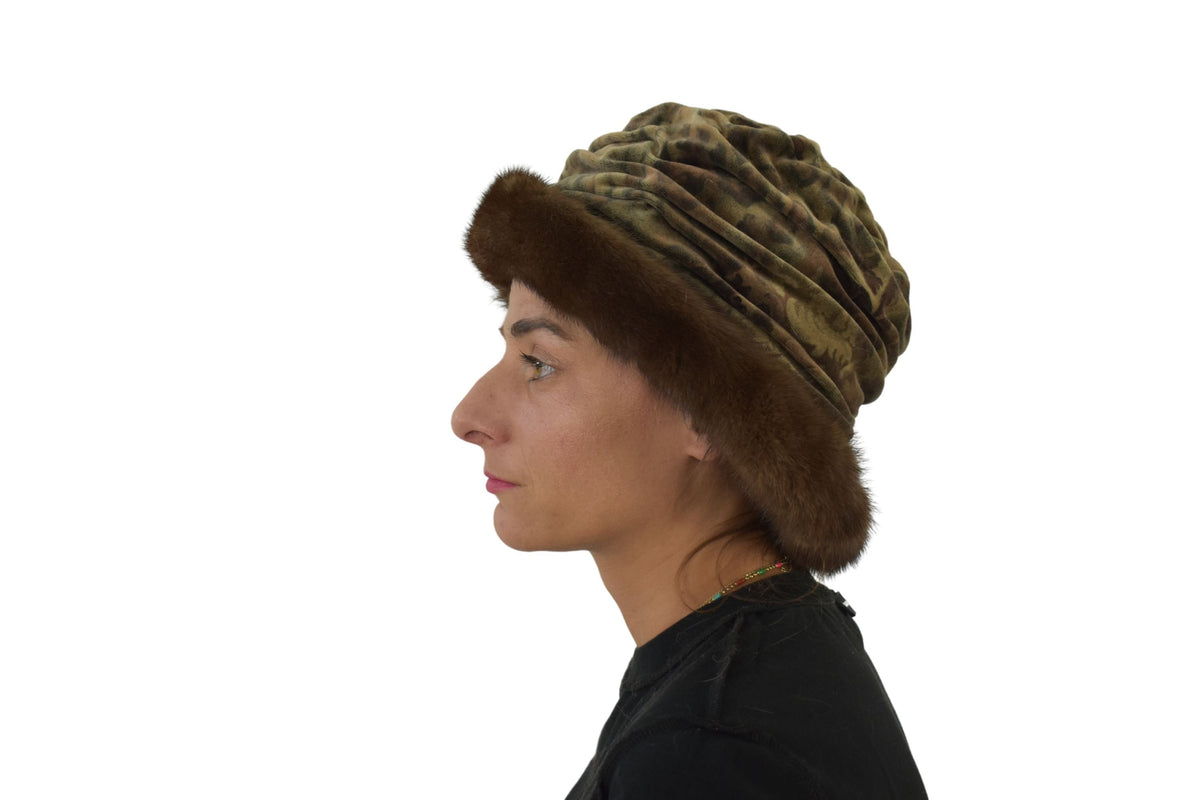 Fur Hat | Mink Fur Hat  | Mink With Lining Fur Hat | Vintage style Fur Hat | Winter Hat For Women | Gift For Her