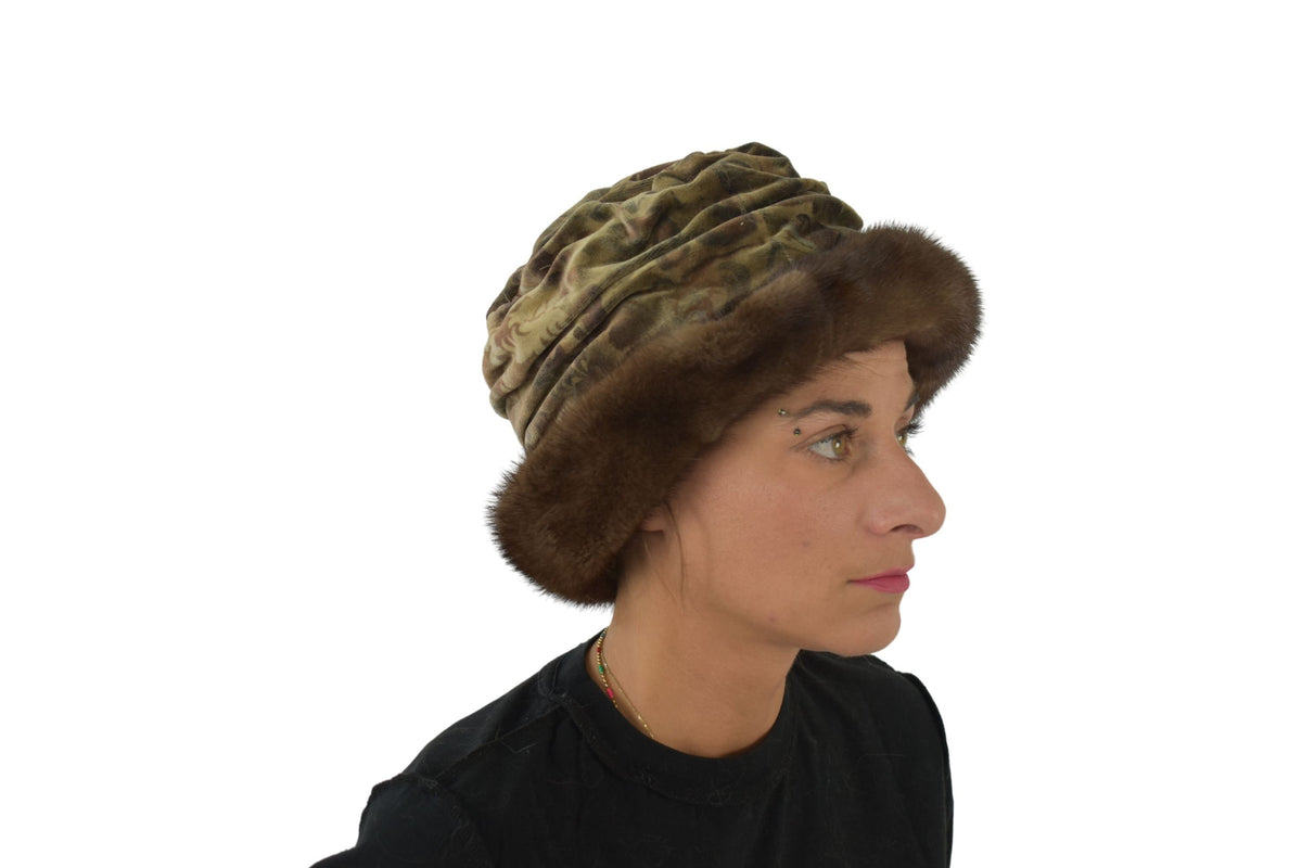 Fur Hat | Mink Fur Hat  | Mink With Lining Fur Hat | Vintage style Fur Hat | Winter Hat For Women | Gift For Her