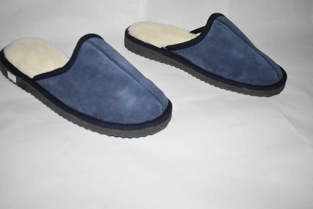 Natural Sheepskin Slippers  |  sheariling Fur Slippers | Winter slippers |Men  Fur slippers | Leather Slippers