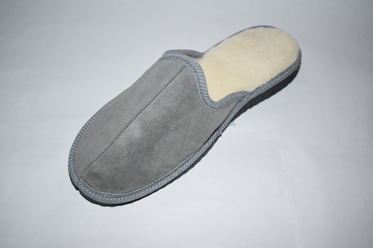 Natural Sheepskin Slippers  |  sheariling Fur Slippers | Winter slippers |Men  Fur slippers | Leather Slippers