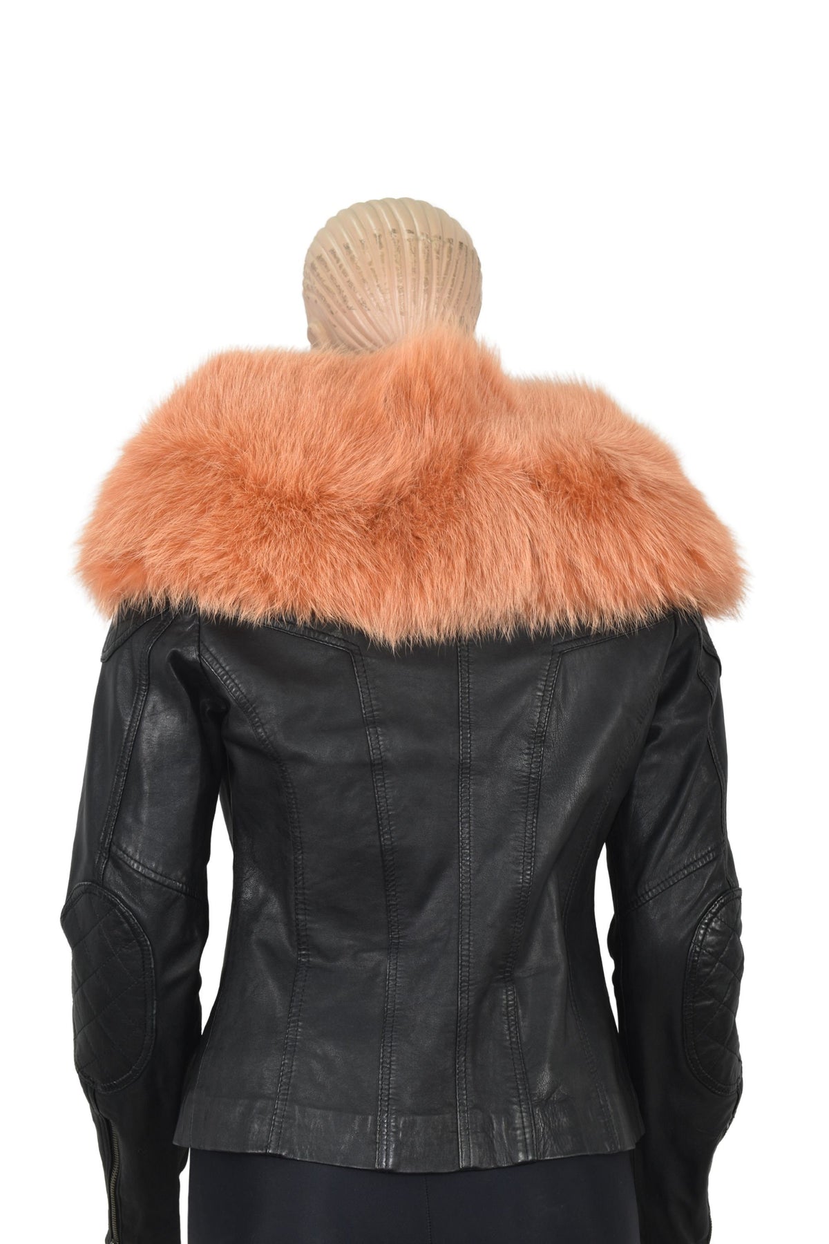 Fox Fur Collar, Orange Fur collar. Neck Wrap, Fur Scarf. Fur Wrap, Handmade Fur Collar