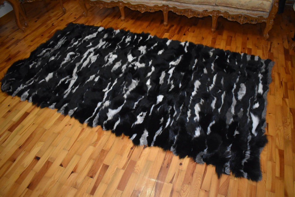 Fur Throw Blanket | Fox Fur Throw | Fur Blanket For Couch | Fur Blanket For Baby | Gift For her